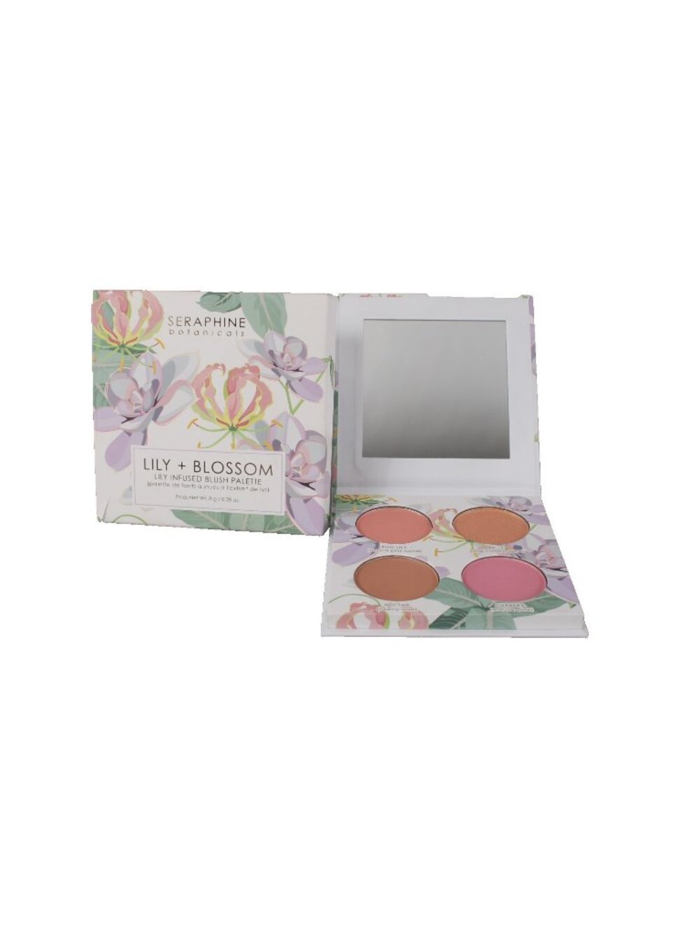 Seraphine Botanicals Blush Pallette Lily Blossom Lily Infused Blush Palette